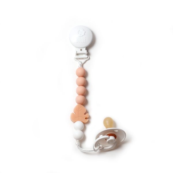 Image Pacifier clip monstera leaf - Peach