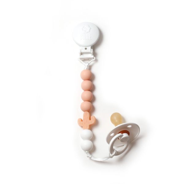 Image Pacifier clip Cactus - Peach