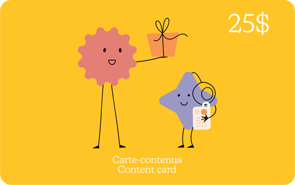 Image Carte contenu de 25$