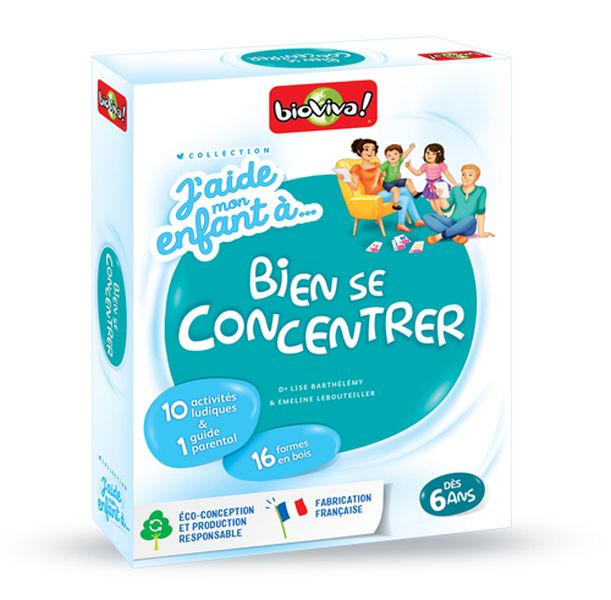 Image J'aide mon enfant à / Améliorer sa concentration (french)