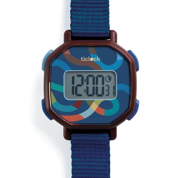 Image Montre digitale/Blue volute