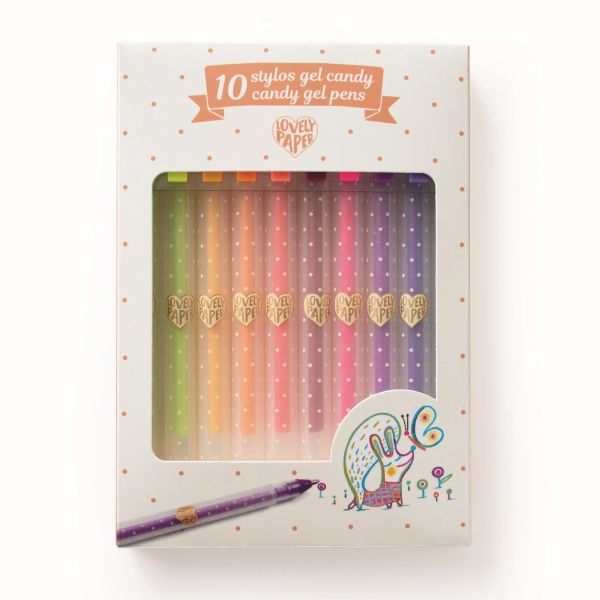 Image 10 stylos gel candy