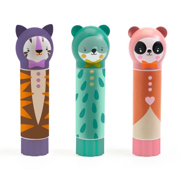 Image Bâtons de colle / Animaux (présentoir 9 pcs)