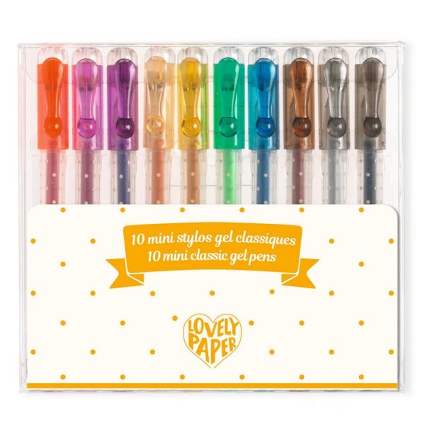 Image 10 mini gel pens classic