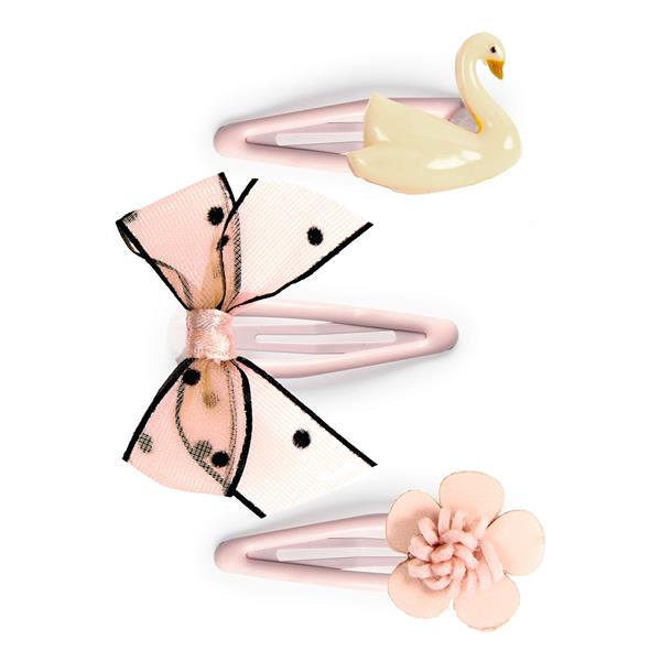 Image Plume / Barrettes Violette x3 #CO 6#