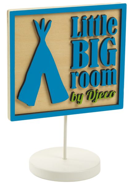 Logo en bois Little Big Room