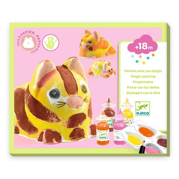 Image Peindre avec ses doigts / Trio de chats