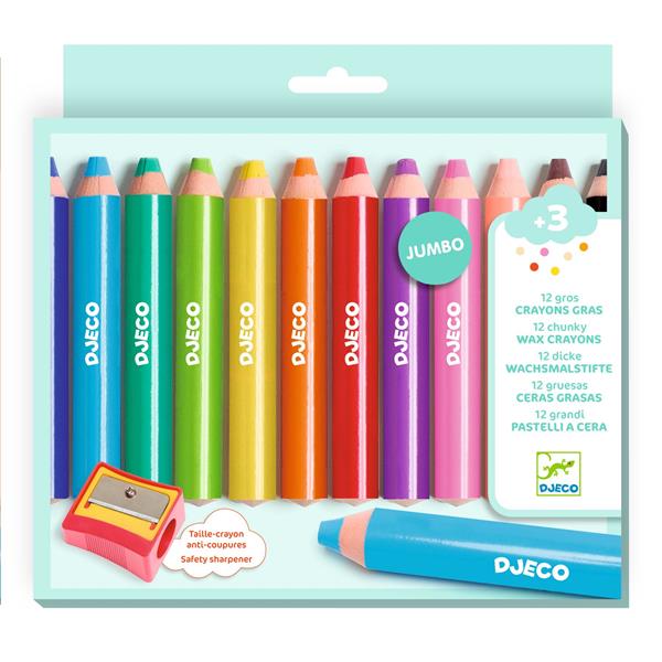 Image 12 gros crayons gras