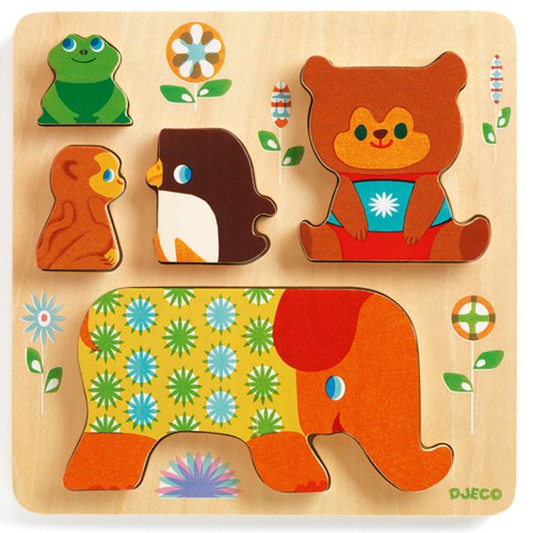 Image Wooden Puzzle / Woodypile / 5 pcs