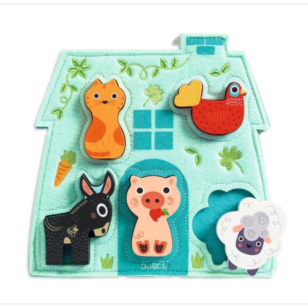 Image Wooden puzzle / Mouki / 5 pcs