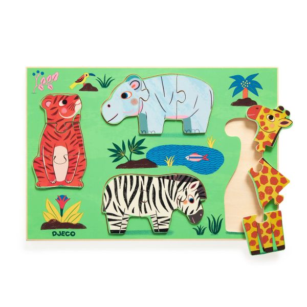 Image Wooden puzzle / Coucou Tigre