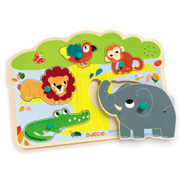 Image Sound Puzzle / Baobab / 5 pcs