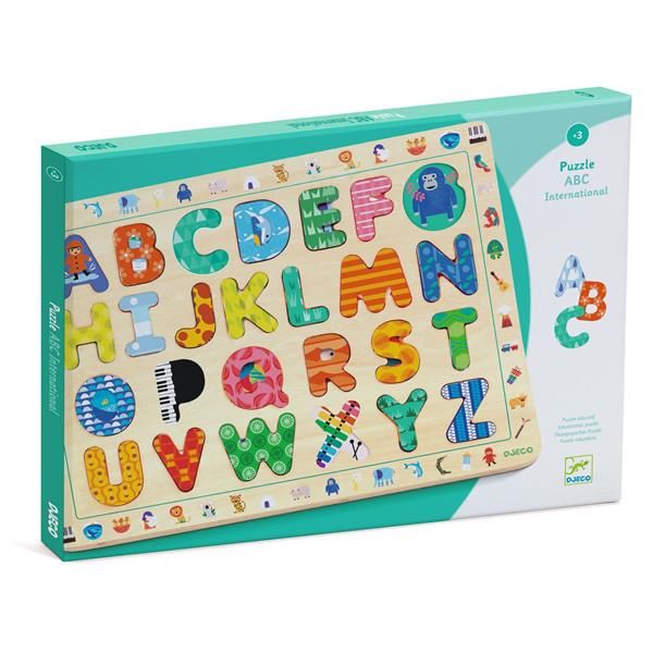 Image Puzzle bois /  ABC / 26 pcs