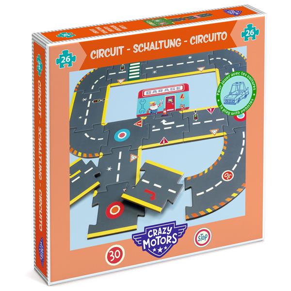 Image Crazy Motors / Puzzle géant Circuit - 26pcs