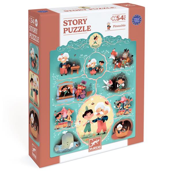 Image Story puzzle / Pinocchio / 54 pcs