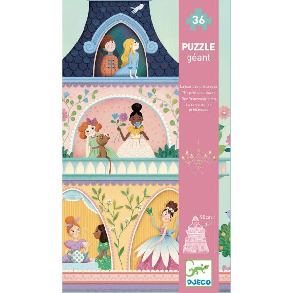 Image Puzzle géant/ La tour de la princesse / 36 pcs