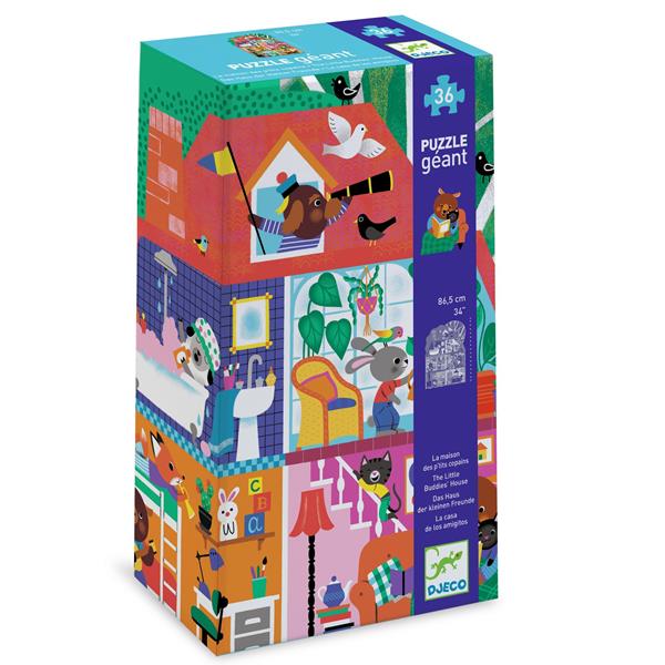 Image Puzzle géant / La maison p'tits copains / 36 pcs