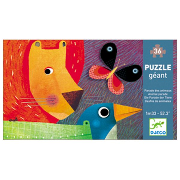 Puzzle géant / Parade des animaux / 36 pcs