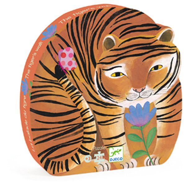 Image Puzzle silhouette / La balade du tigre / 24 pcs