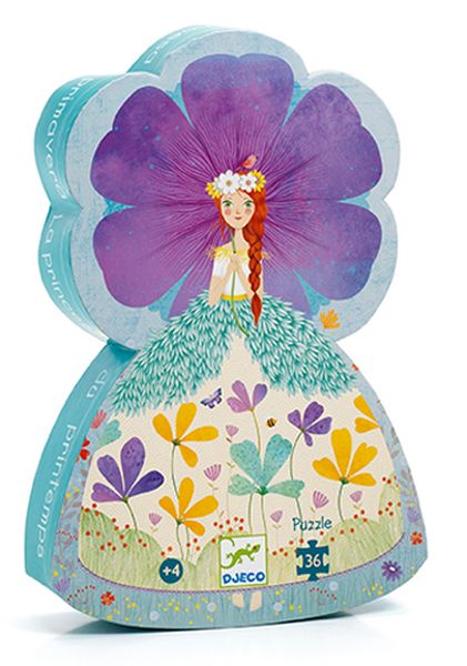 Image Puzzle silhouette / Princesse du printemps / 36 pcs