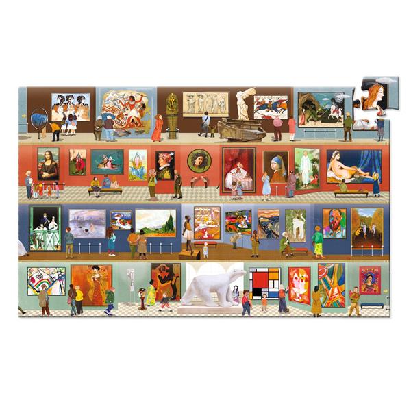Image Puzzle observation / Au musée  + livret  - 500 pcs