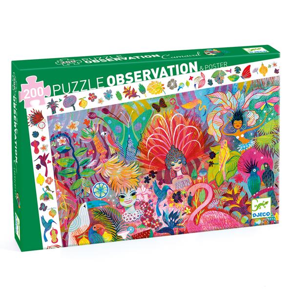 Image Puzzle observation / Carnaval de Rio / 200 pcs