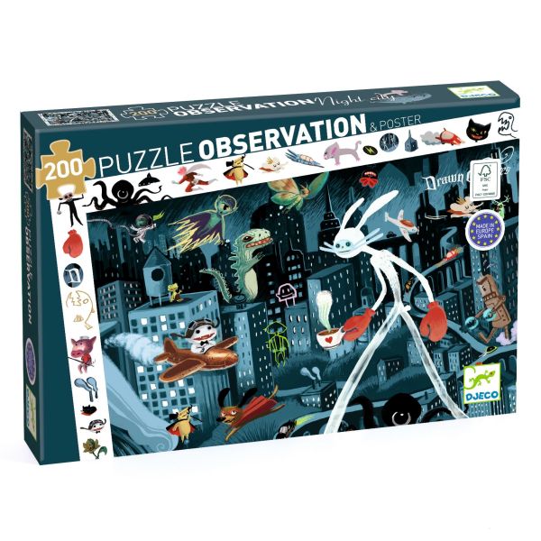 Image Puzzle observation / Night City 2 / 200 pcs