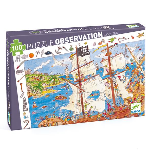 Image Puzzle observation / Pirates / 100 pcs