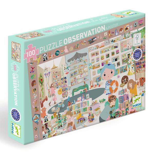 Image Puzzle observation / La petite boutique /100 pcs