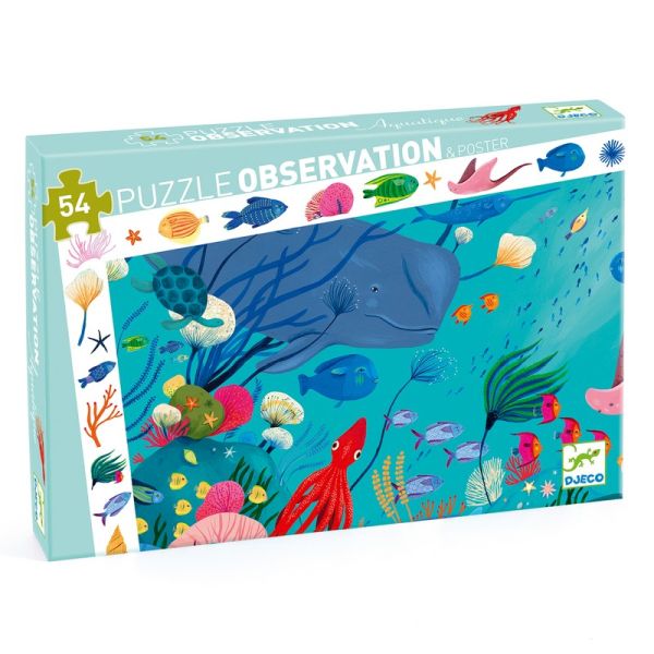 Image Puzzle observation / Aquatique / 54 pcs