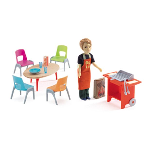 Image Doll's houses - Barbecue et accessoires*