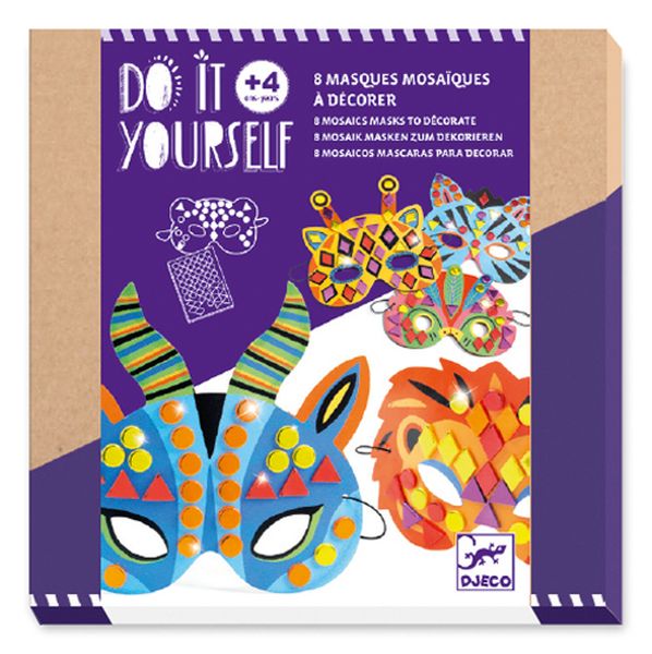 Image DIY / Mosaïcs Masks / Jungle animals