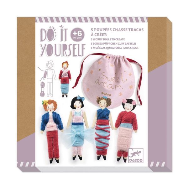 Image DIY / Sweet night : 5 worry dolls to create