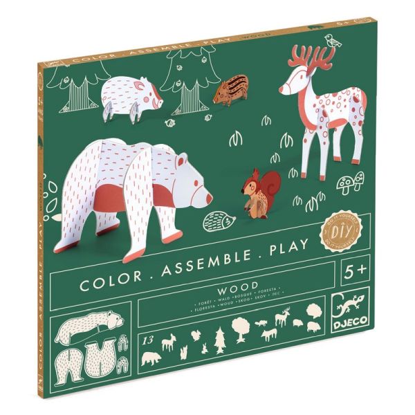 Image Color Assemble Play / Wood