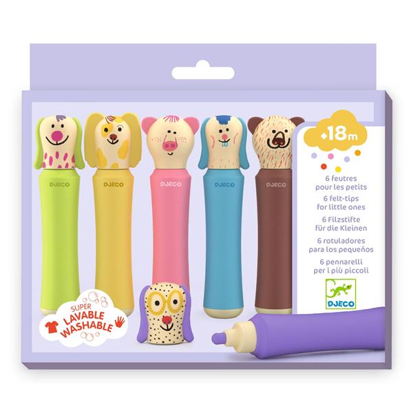 Image 6 gros feutres / P'tites têtes