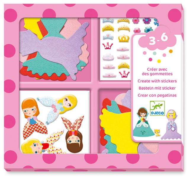 Image Gommettes et Stickers / J'aime les princesses