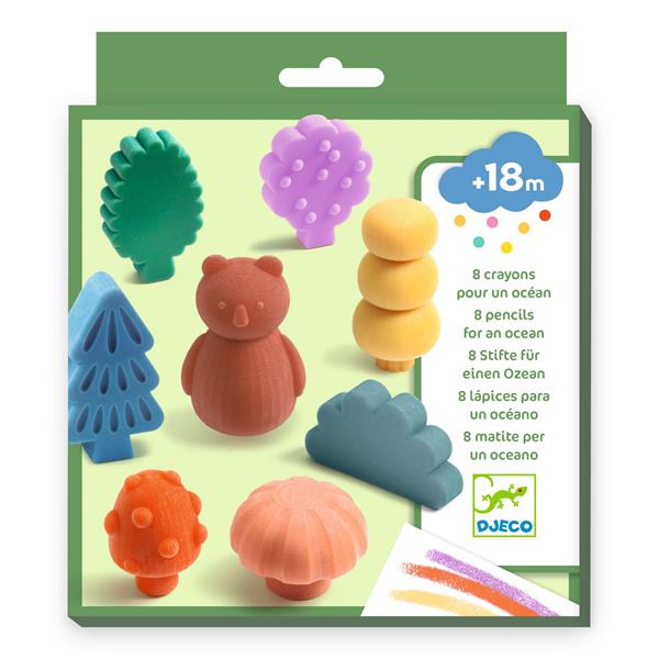 Image 8 crayons et une drôle de forêt