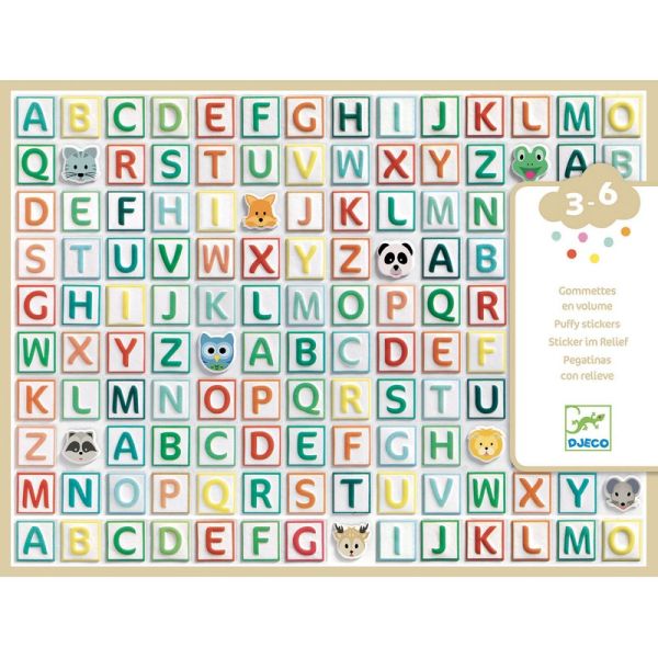 Image Stickers / Gommettes alphabet    #CO 10#