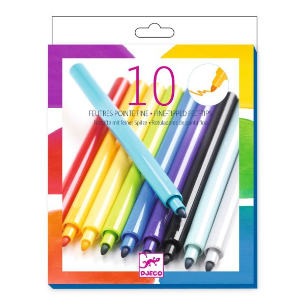 Image 10 fine tip pens / Rainbow (2025)*