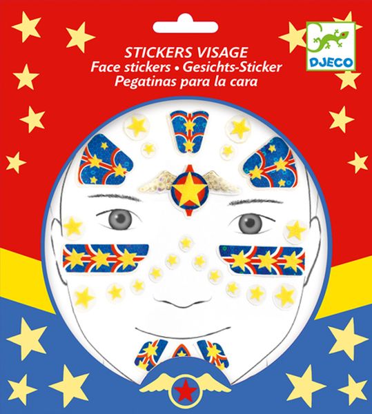 Image Stickers visage / Super héros*