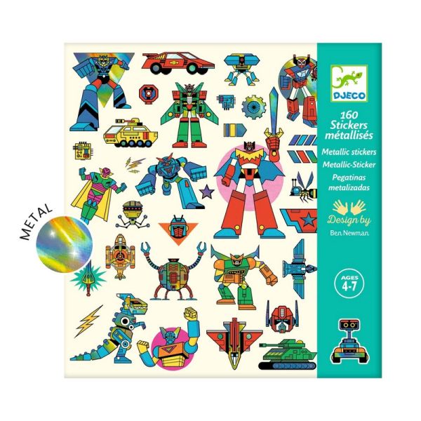 Image Metallic Stickers / Robots   #CO 10#