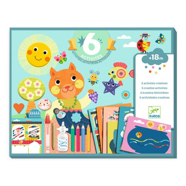 Image Coffret activité / Le chat et ses amis