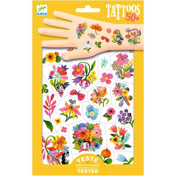 Image Tattoos / Aqua flor #CO 10#