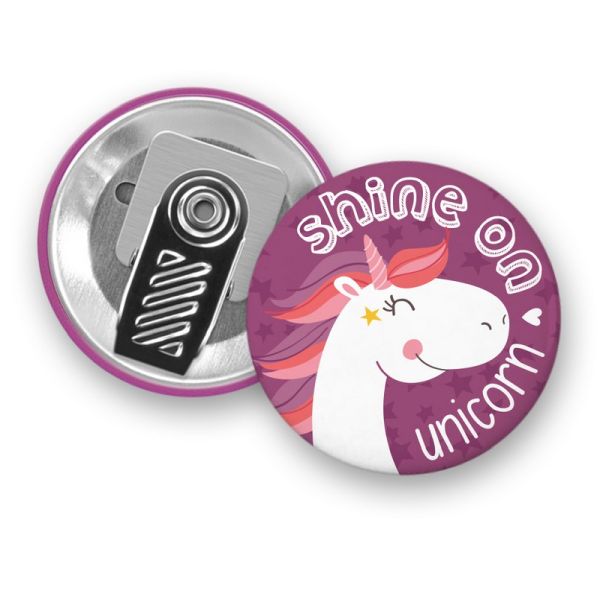 Image Shine on unicorn Badge (EN) // Hors Québec seulement