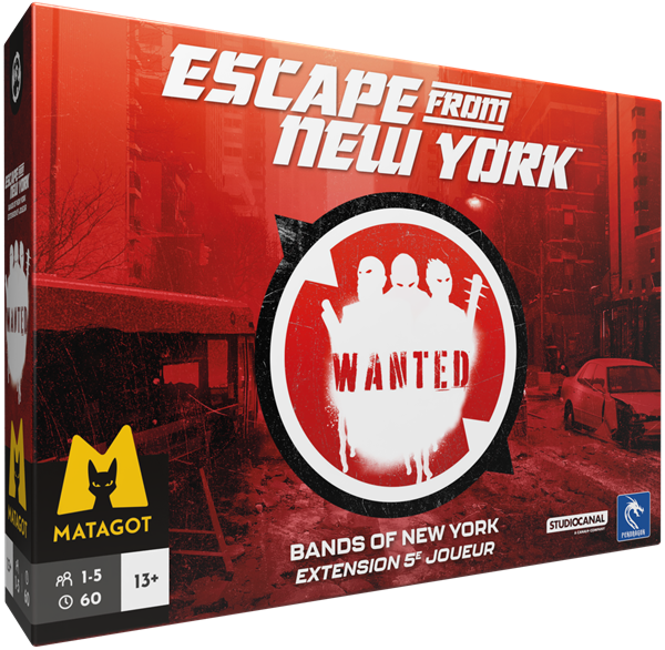 Image Escape from New York - ext. 5 joueurs (bands of NY) (FR)