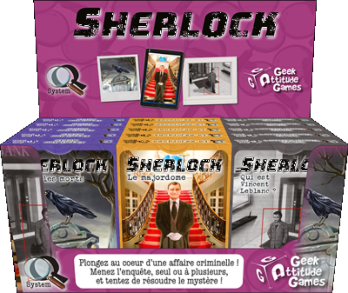 Q SYSTEM SERIE SHERLOCK - DISPLAY#3 (FR) Pack de 15