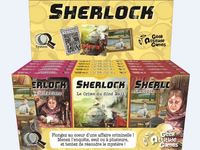 Q SYSTEM SERIE SHERLOCK - DISPLAY#4 (FR) Pack de 15