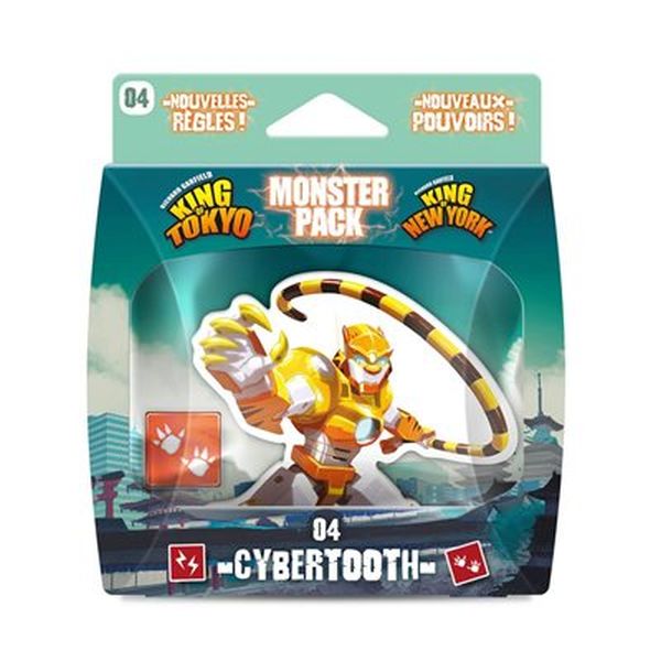 Image KING OF TOKYO - MONSTER PACK: CYBERTOOTH (EXT) (FR)