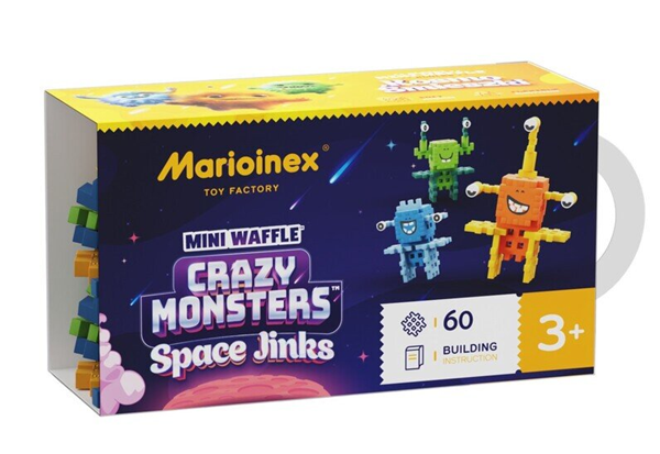 Image Mini Waffle - Crazy Monsters : Space Jinks 60 pcs (fr-en)