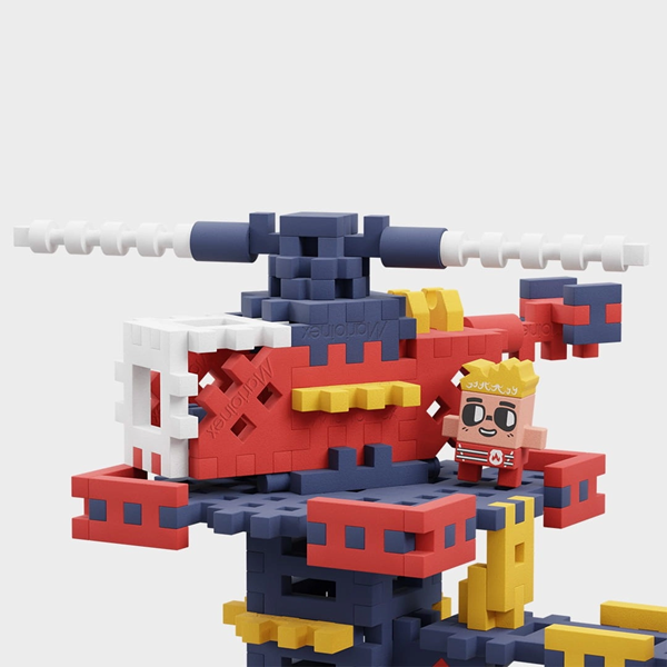 Mini Waffle City - Caserne de pompiers 280 pcs (fr-en)